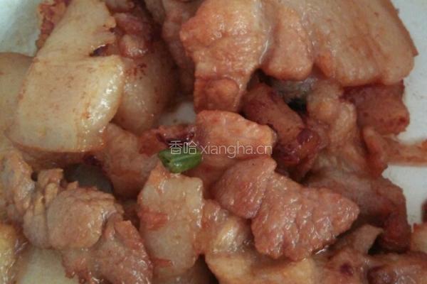 肉炒尖椒蘑菇的做法图解6