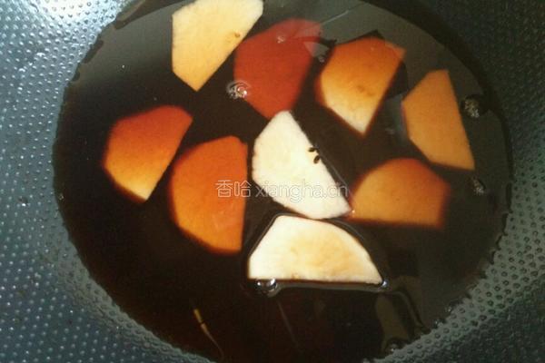 红酒炖梨的做法图解4