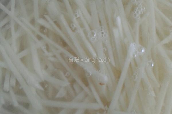 鸡汤炒土豆丝的做法图解4