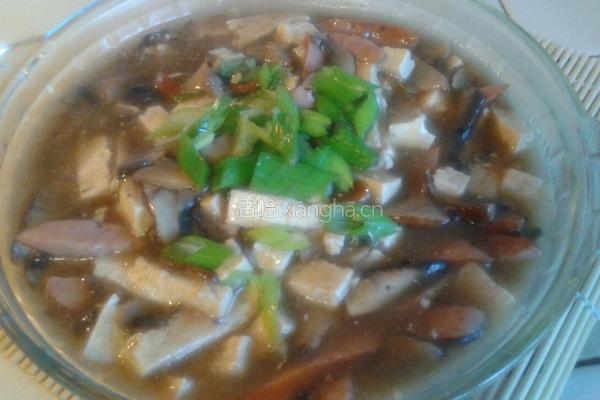 蘑菇香肠豆腐的做法图解11