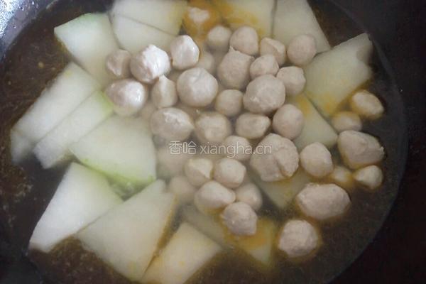 冬瓜丸子汤的做法图解2