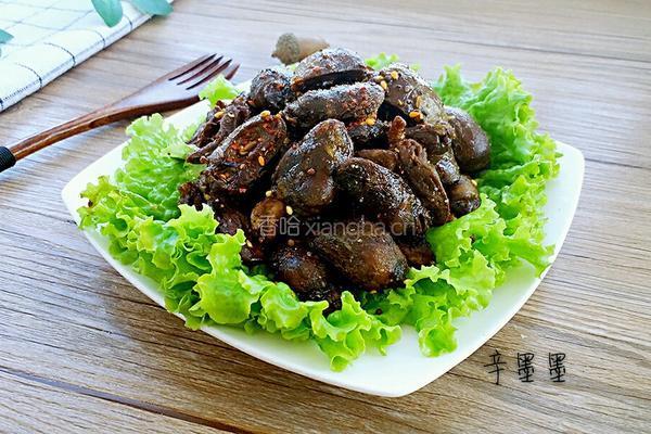干煸鸡心的做法图解7