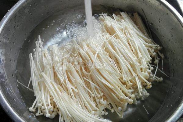 金针菇鸡蛋汤的做法图解3