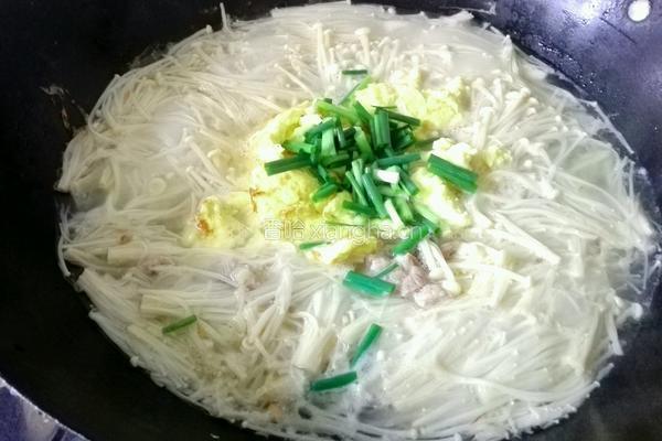 金针菇鸡蛋汤的做法图解17