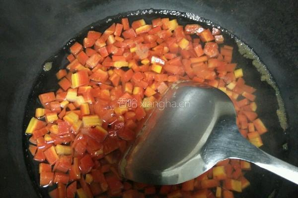 腊肉炒饭的做法图解2