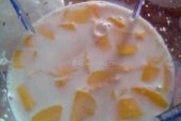 芒果奶昔的做法图解4
