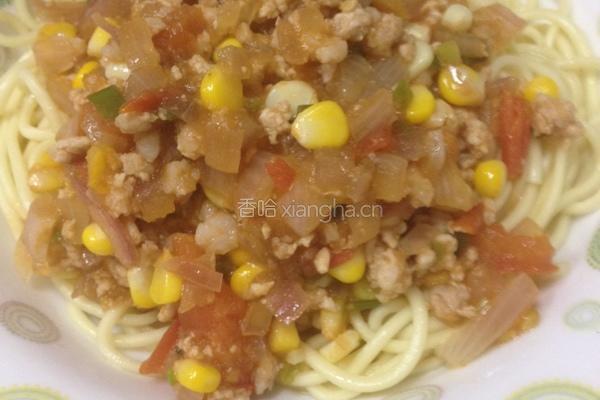 杂蔬拌面的做法图解5