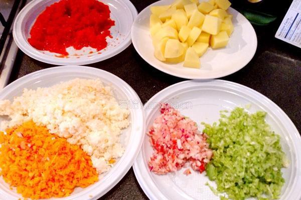咖喱鸡肉饭的做法图解1
