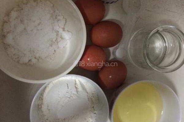 戚风肉松卷的做法图解2