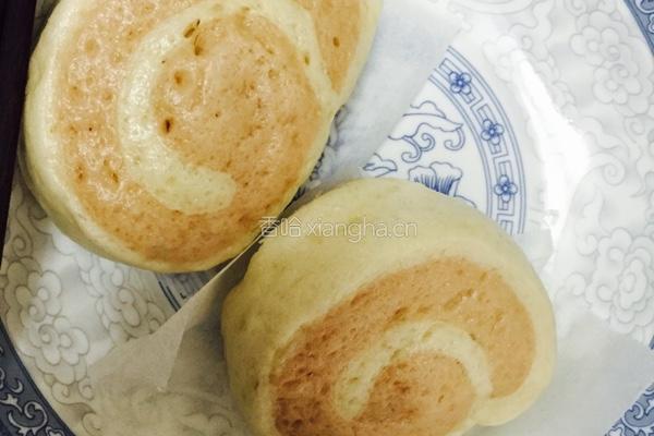 巧克力双色馒头的做法图解11