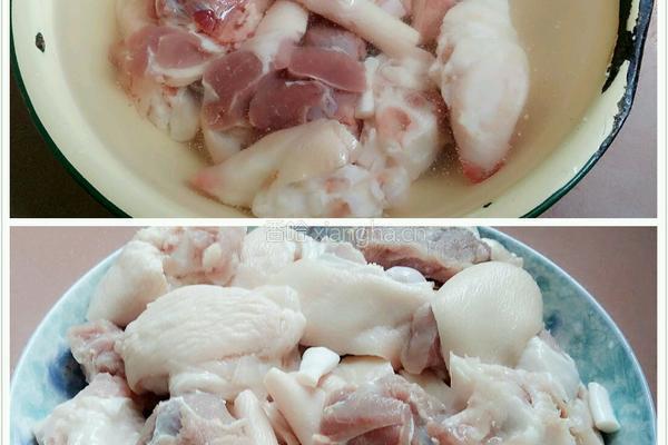 花生白豆猪蹄汤的做法图解4