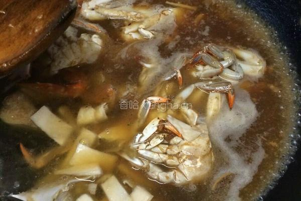 青蟹豆腐汤的做法图解5