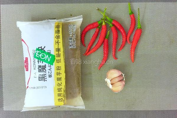 凉拌魔芋的做法图解1