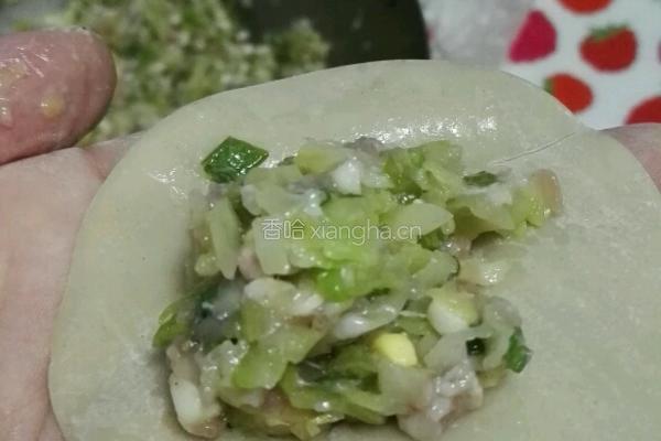 白菜珍珠饺的做法图解3
