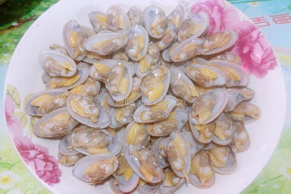 蒸花蛤的做法图解5