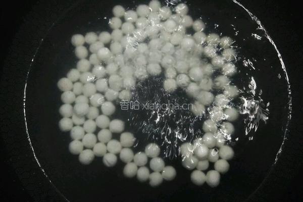 桂花酒酿小圆子的做法图解3