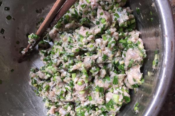 韭菜魚肉饼的做法图解6