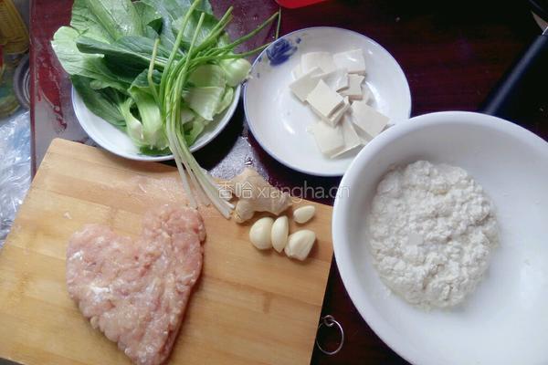 豆腐鸡肉丸的做法图解3