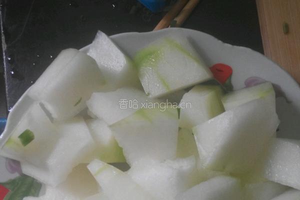 肉丸冬瓜汤的做法图解8