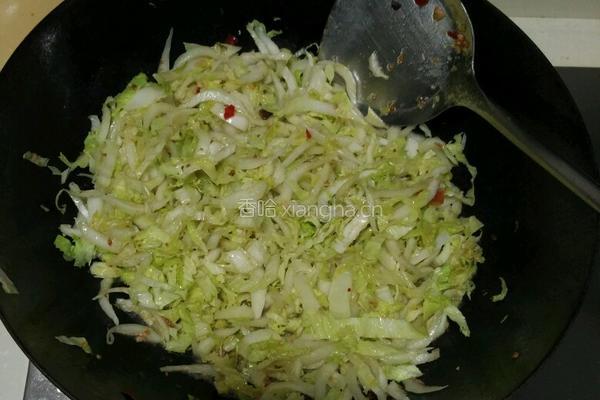 美丽姐之白菜肉丝，超入味的喔。的做法图解5