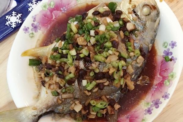 豆豉蒸仓鱼的做法图解7