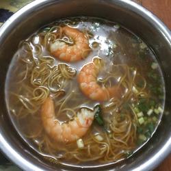 虾仁伊面的做法[图]