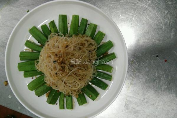 豉汁蒸秋葵的做法图解2