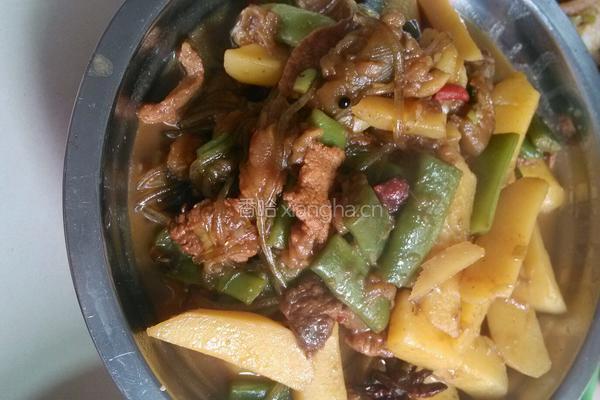 茄子土豆芸豆乱炖！的做法图解10