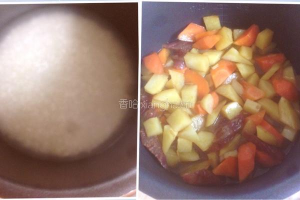 腊味煲仔饭的做法图解7