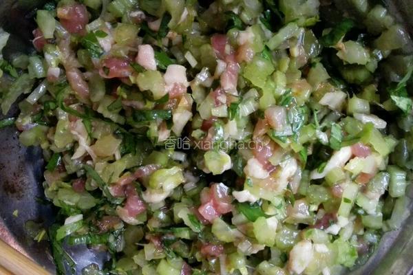 芹菜饺子的做法图解3
