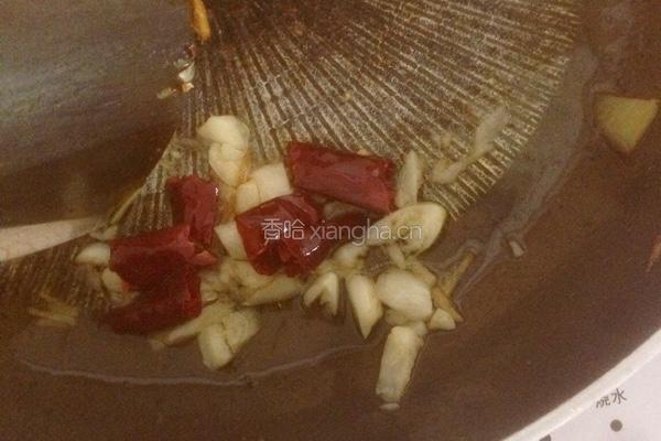 咸菜炒板筋的做法图解4