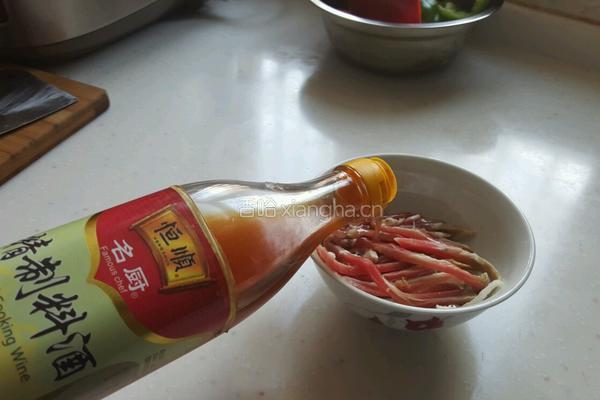 茭白肉丝的做法图解3