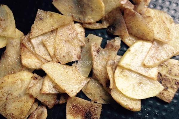 香辣土豆片的做法图解3