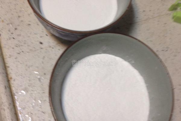 抹茶冰皮月饼的做法图解1