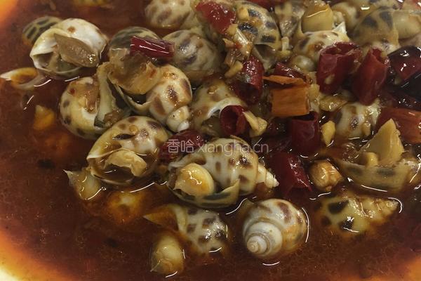 辣酒煮花螺
