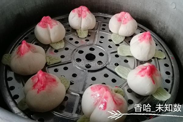 寿桃包的做法图解28