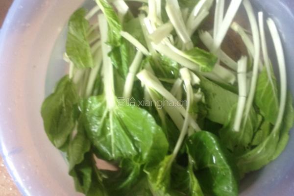 蒜蓉青菜的做法图解1