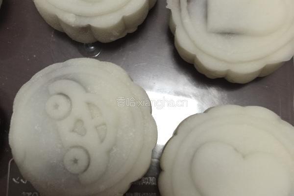 红豆冰皮月饼的做法图解8