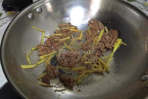 麻油腰花的做法图解4