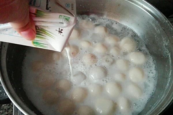 牛奶汤丸的做法图解5