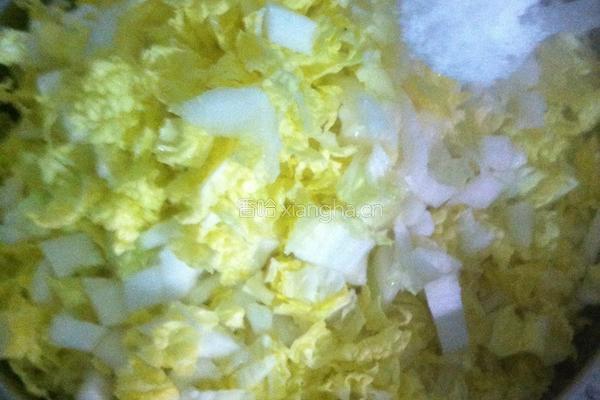 白菜饺子的做法图解3