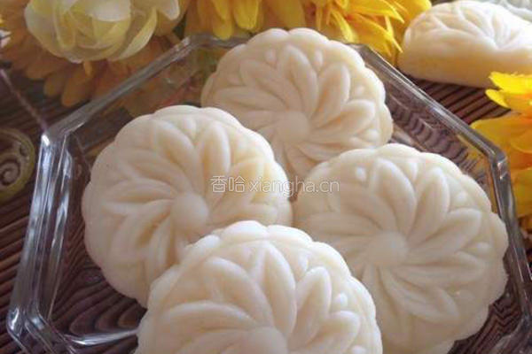 奶黄冰皮月饼的做法图解13