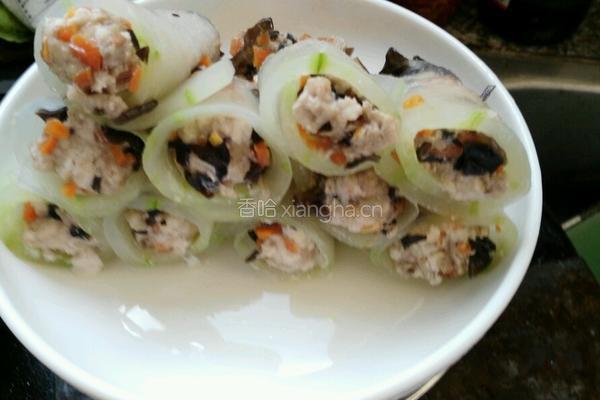 冬瓜鸡肉卷的做法图解10