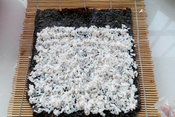 韩式紫菜包饭的做法图解4