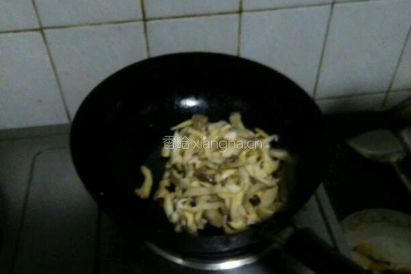 醋溜蘑菇的做法图解4