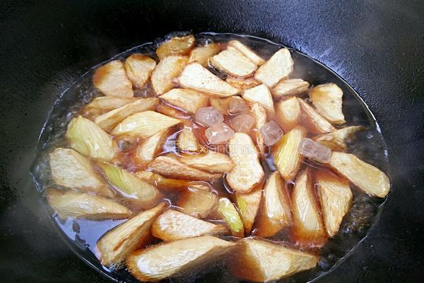油焖茭白的做法图解9