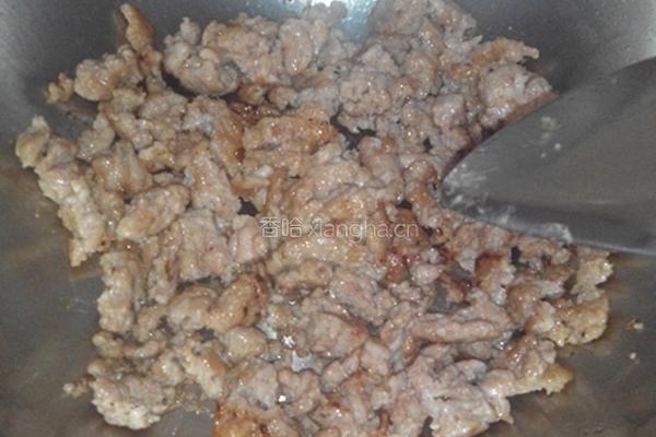 四季豆炒肉末的做法图解3