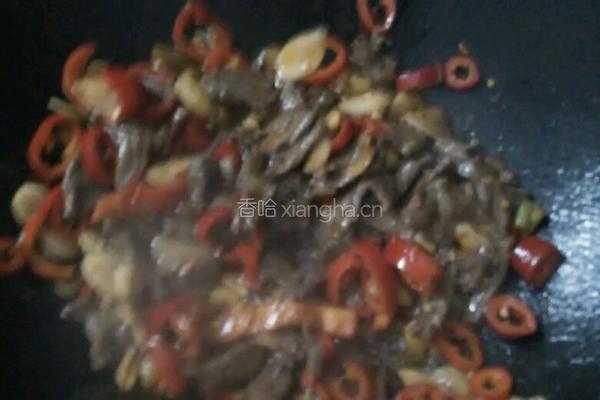 泡椒牛肉的做法图解5