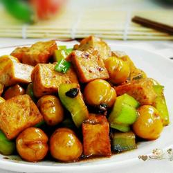 栗子烧豆腐的做法[图]