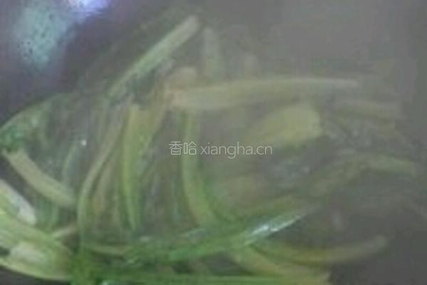 炝油麦菜的做法图解5